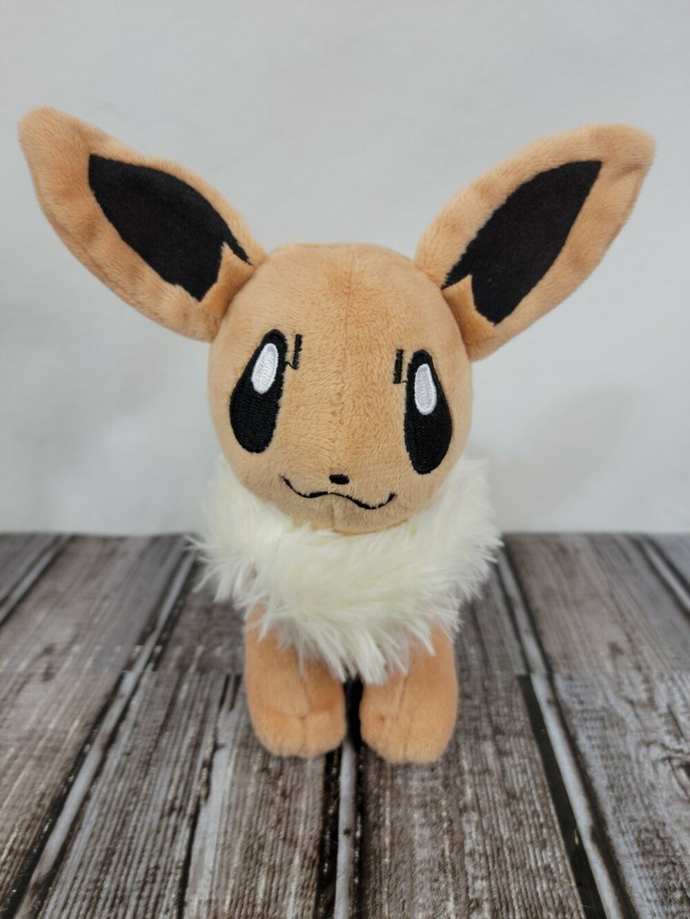 Eevee Pokemon Tan Fox Big Tail Takara Tomy Plush 9" Stuffed Toy Doll Japan